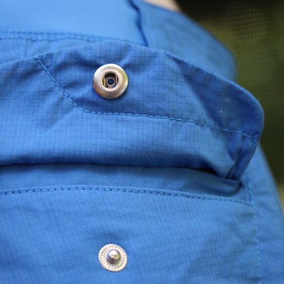 VINTAGE Y2K 8 Ralph Lauren Women's BLUE DRAWSTRING CROP Cargo Pants cotton nylon - Picture 10 of 16